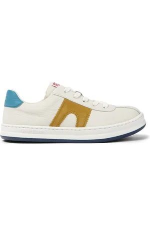 Camper Twins - Sneakers for Girls - White, size 11.5, Smooth leather