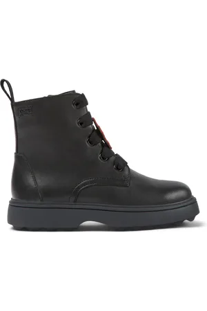 Camper Twins - Boots for Girls - Black, size 8.5, Smooth leather