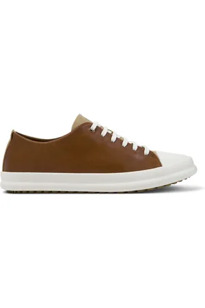 Camper Twins - Sneakers for Men - Beige,Brown, size 5.5, Smooth leather