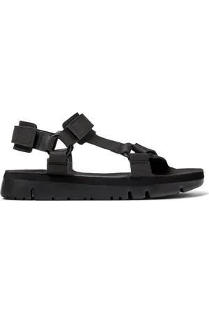 Camper Oruga - Sandals for Men - Black, size 5.5, Smooth leather