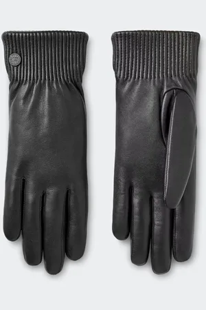 Canada Goose Leather Glove Ribbed Luxe (Women, , L)