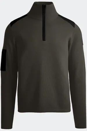 Canada Goose Stormont ¼ Zip Sweater Black Label (Men, , XL)