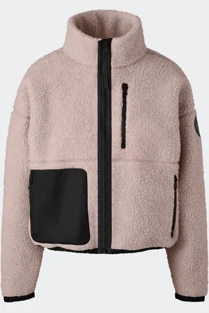 Canada Goose Simcoe Zip Up Fleece Sweater Black Label (Women, , L)
