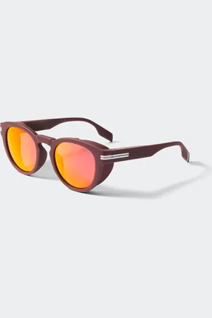 Canada Goose Salar Sunglasses (Men, Matte Burgundy/Grey Flash Red, ONESIZE)