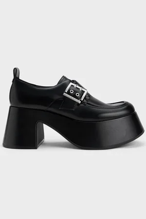 CHARLES & KEITH Rubina Buckled Chunky Loafers