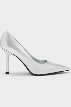 CHARLES & KEITH Metallic Pointed-Toe Pumps