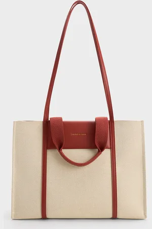 CHARLES & KEITH Shalia Canvas Tote Bag