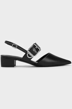 CHARLES & KEITH Buckled Strap Slingback Pumps