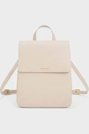 CHARLES & KEITH Octavia Front Flap Structured Backpack