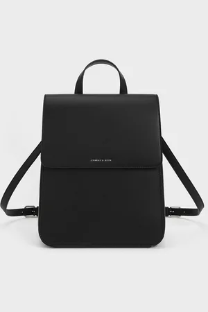 CHARLES & KEITH Octavia Front Flap Structured Backpack
