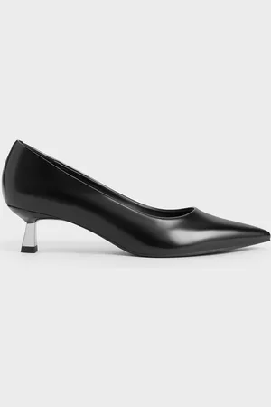 CHARLES & KEITH Pointed-Toe Kitten-Heel Pumps