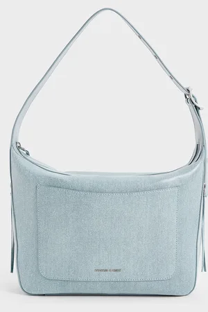 CHARLES & KEITH Xylia Denim Hobo Bag