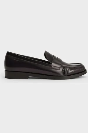 CHARLES & KEITH Ruched Penny Loafers