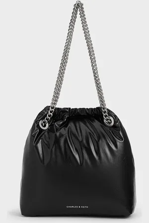 CHARLES & KEITH Caia Chain-Handle Tote Bag
