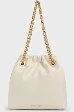 CHARLES & KEITH Caia Chain-Handle Tote Bag