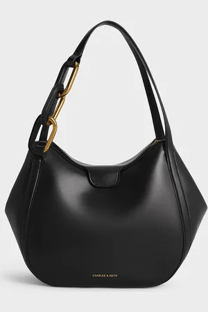 CHARLES & KEITH Kora Metallic-Accent Tote Bag