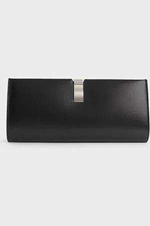 CHARLES & KEITH Wisteria Metallic-Accent Clutch