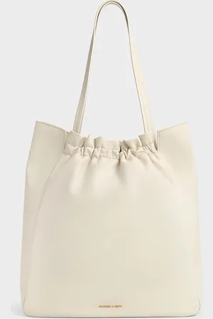 CHARLES & KEITH Brigette Ruched Tote Bag