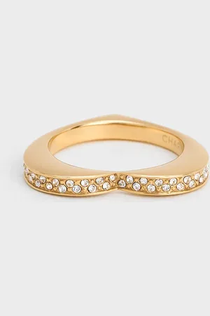 CHARLES & KEITH Malorie Crystal Heart Ring