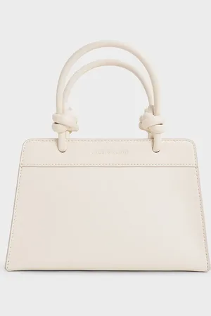 CHARLES & KEITH Sabine Knotted-Handle Trapeze Tote Bag