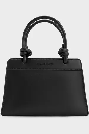 CHARLES & KEITH Sabine Knotted-Handle Trapeze Tote Bag