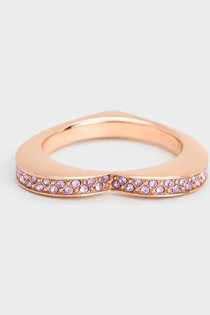CHARLES & KEITH Malorie Crystal Heart Ring