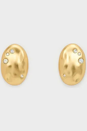 CHARLES & KEITH Ottilie Crystal Sculptural Stud Earrings