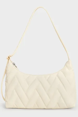 CHARLES & KEITH Nylon Chevron Shoulder Bag