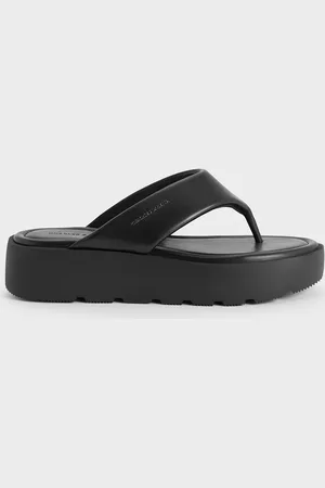 CHARLES & KEITH V-Strap Flatform Thong Sandals