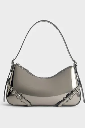 CHARLES & KEITH Sloane Metallic Shoulder Bag