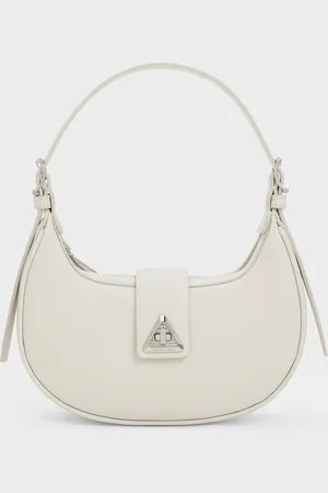 CHARLES & KEITH Trice Metallic Accent Belted Shoulder Bag