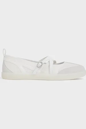 CHARLES & KEITH Mesh Two-Tone Ballet Sneakers