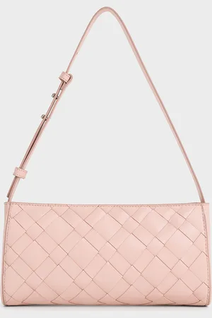 CHARLES & KEITH Ivette Woven Elongated Shoulder Bag