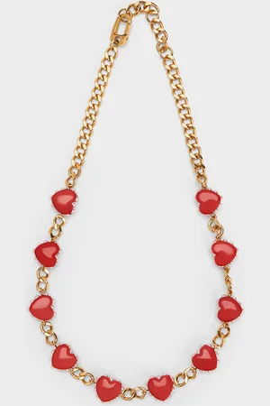 CHARLES & KEITH Heart Motif Choker Necklace