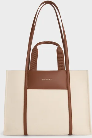 CHARLES & KEITH Shalia Canvas Tote Bag