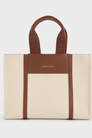 CHARLES & KEITH Mini Shalia Canvas Tote Bag