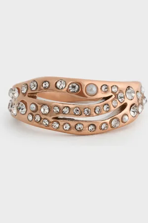 CHARLES & KEITH Aine Crystal Sculptural Ring