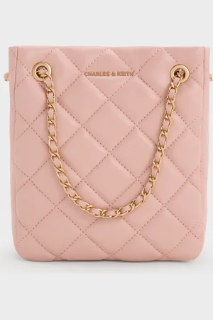 CHARLES & KEITH Alva Quilted Braided-Strap Shoulder Bag