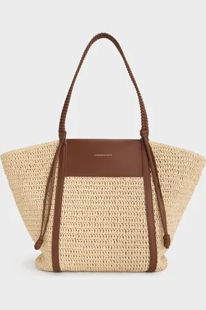 CHARLES & KEITH Shalia Raffia Tote Bag