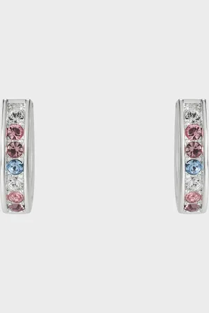 CHARLES & KEITH Maeve Crystal-Embellished Hoop Earrings