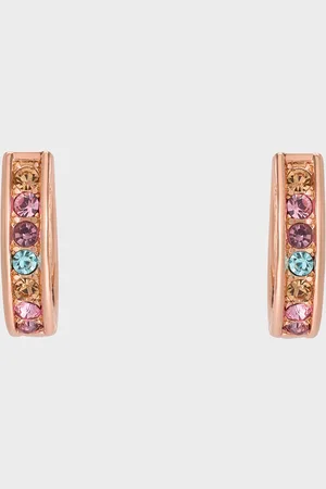CHARLES & KEITH Maeve Crystal-Embellished Hoop Earrings