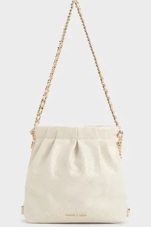 CHARLES & KEITH Duo Chain-Handle Two-Way Backpack