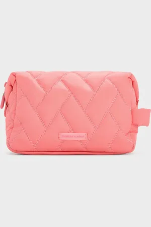 CHARLES & KEITH Nylon Chevron Pouch