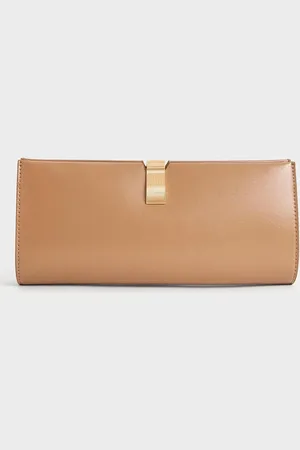 CHARLES & KEITH Wisteria Metallic-Accent Clutch