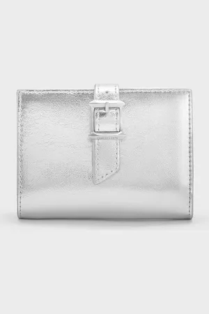CHARLES & KEITH Bryna Metallic Belted Wallet