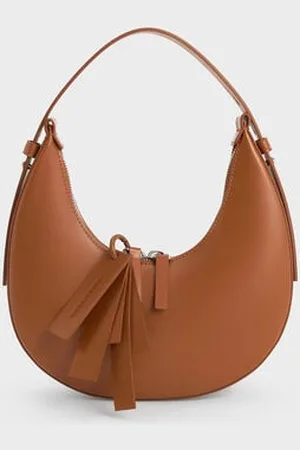 CHARLES & KEITH Carey Crescent Hobo Bag