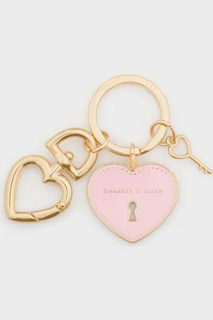 CHARLES & KEITH Heart Lock Keychain
