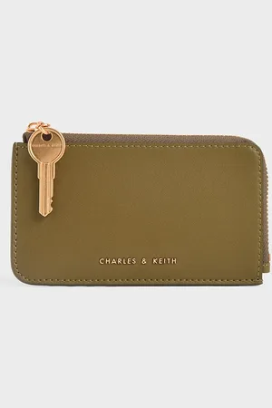 CHARLES & KEITH Lane Key Zip-Around Wallet
