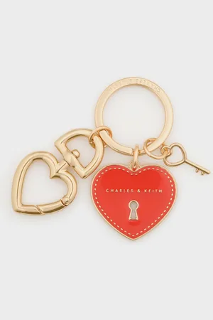 CHARLES & KEITH Heart Lock Keychain