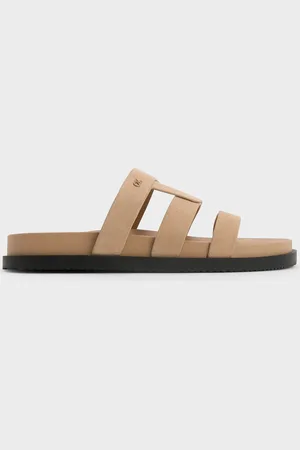 CHARLES & KEITH Joan Suede Flatform Sandals